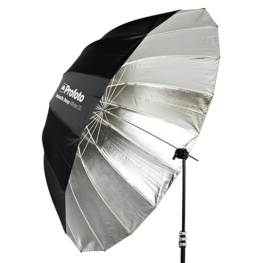 XL Deep Silver Umbrella 65″