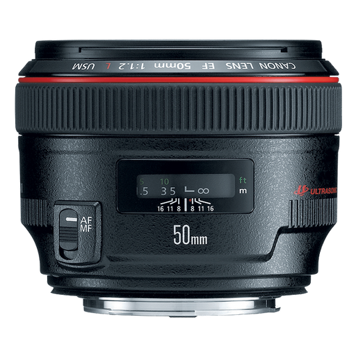 EF 50MM f/1.2L II USM Lens view 2