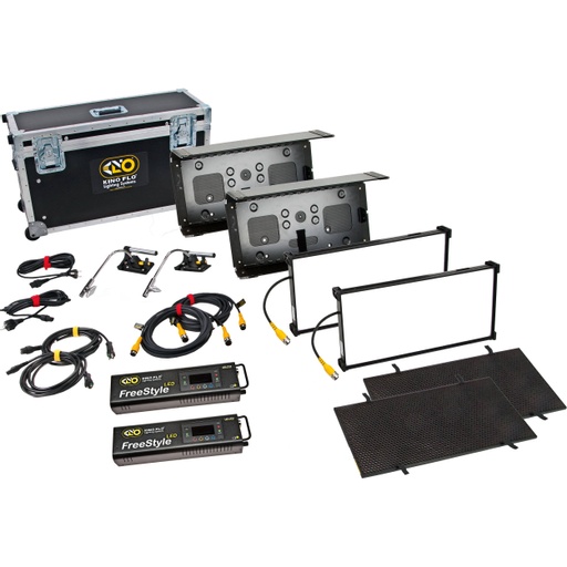Freestyle 21 LED DMX 2-Light Gaffer Kit
