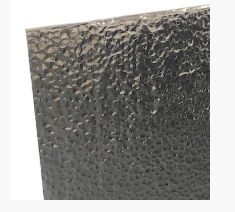 Styrofoam With One Side Stippled Silver - 4'X8' - 1"
