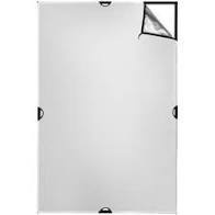 4'X6' Scrim Jim Silver/White Fabric
