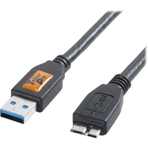 Tetherpro USB 3.0 Micro-B-3' Cable