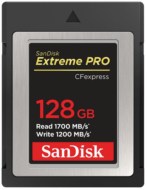 Cfexpress Card - 128GB Extreme Pro Type B Memory Card