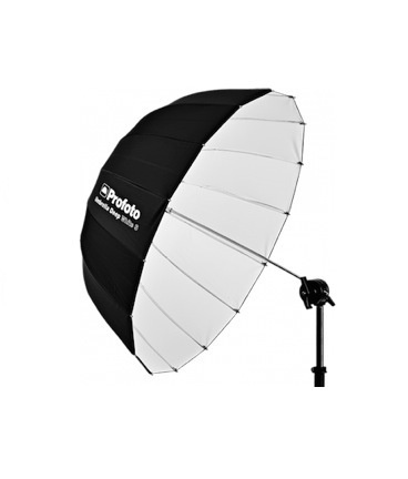Small Deep White Umbrella  33″