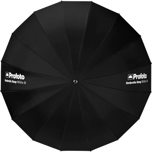 Medium Deep White Umbrella  41″ view 3