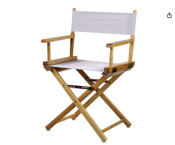 Directors Chair Low - White