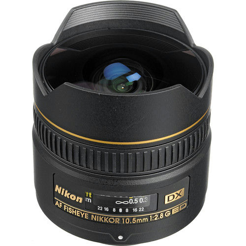 AF DX Fisheye-Nikkor 10.5MM F/2.8G ED Lens