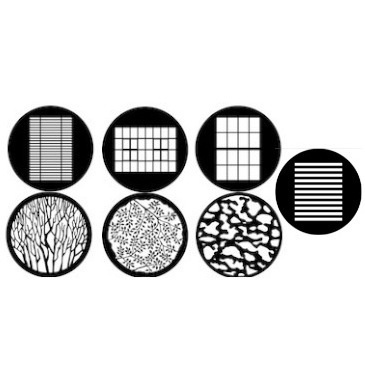 Gobo Set - M Size (66MM) For Spot Small
