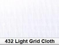 Light Grid Cloth (#432) - 4' X 4' Sheet