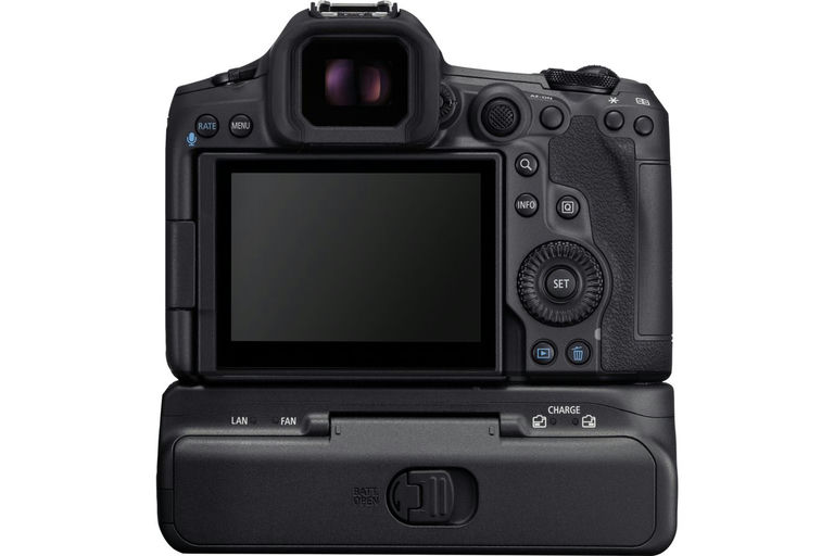 EOS R5 II Camera Body With Battery Grip view 2