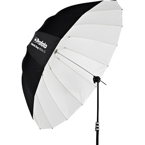 XL Deep White Umbrella  65″