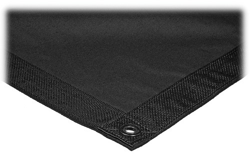 12'X12' Solid Black FR